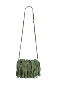 Schultertasche "gldNINA" in Oil Green
