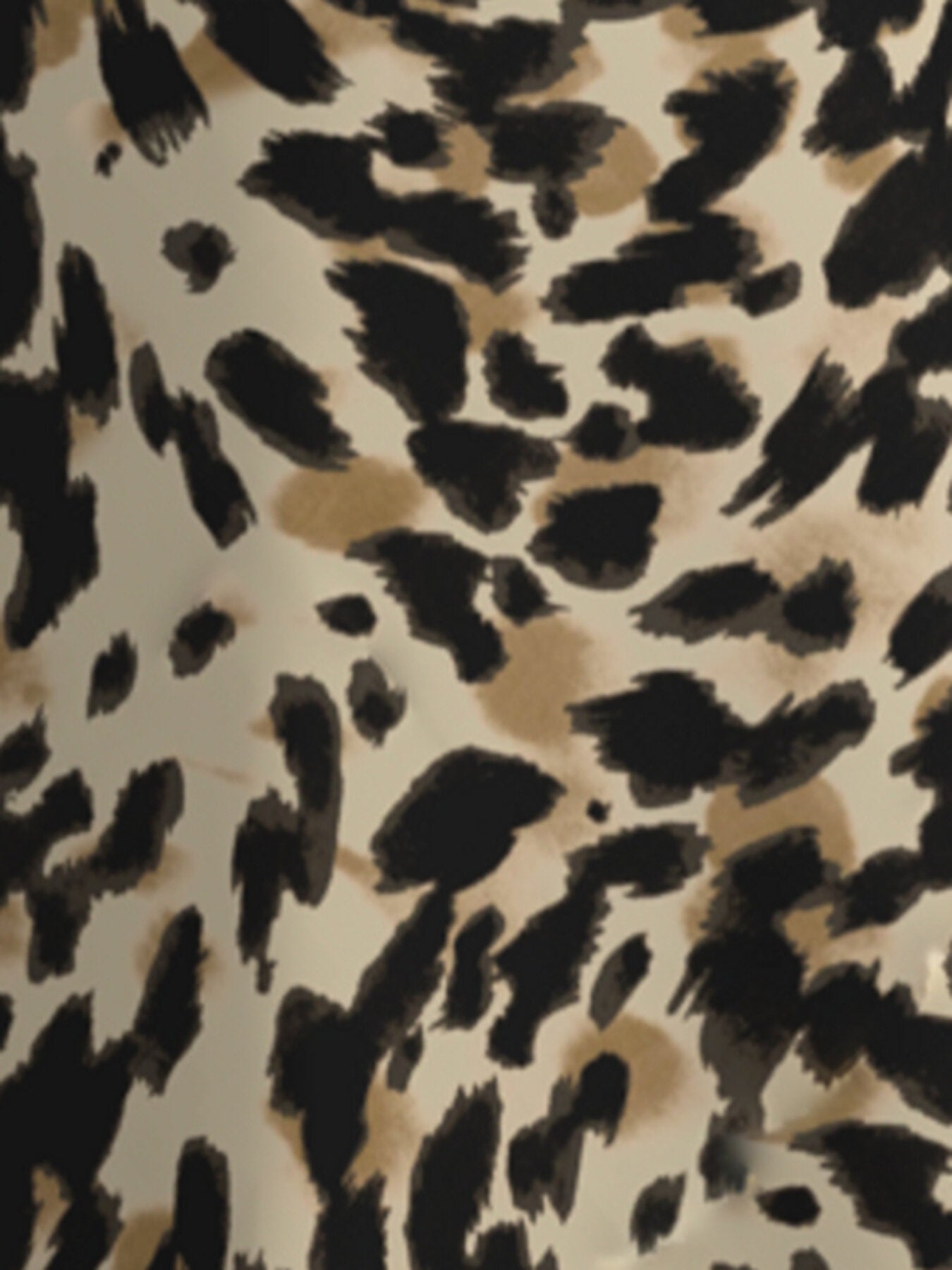 Midirock "gldPELLA" mit Leoprint in Satinoptik