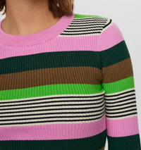 Gestreifter Pullover "gldSADENA" in Pink