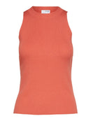 Top mit Rundhals "gldSOLINA" in orange