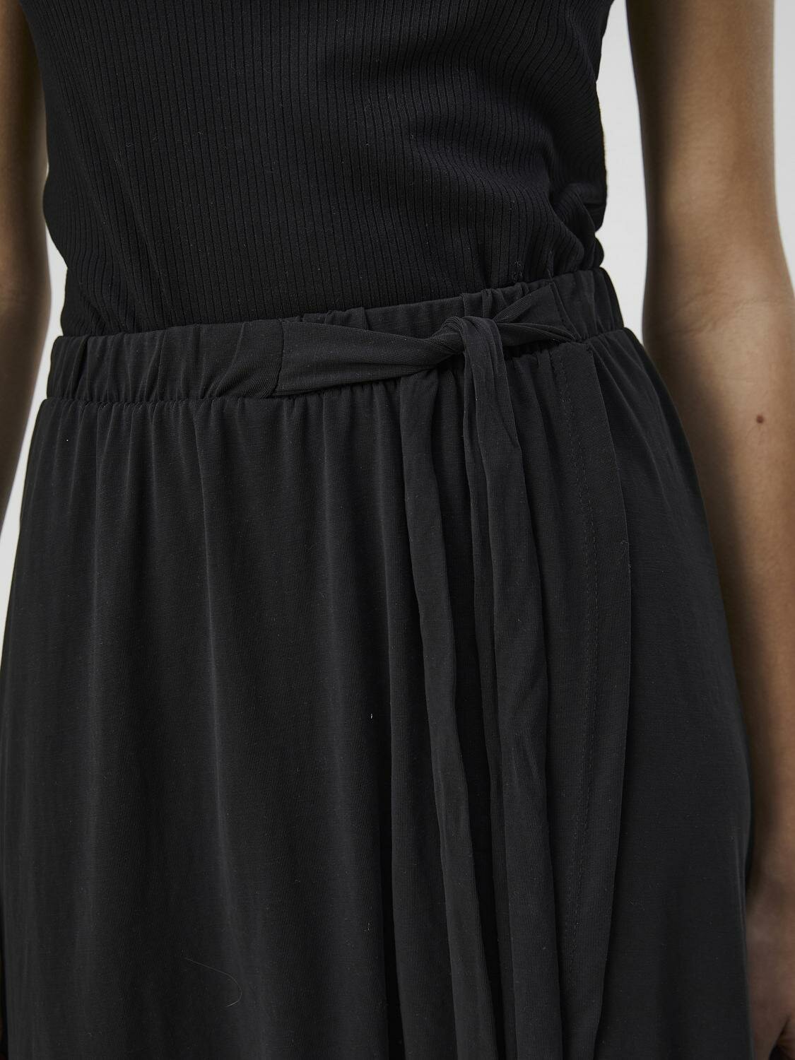 Wickelrock "gldANNIE" mit Tencel in schwarz