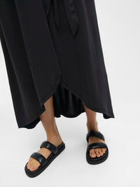Wickelrock "gldANNIE" mit Tencel in schwarz