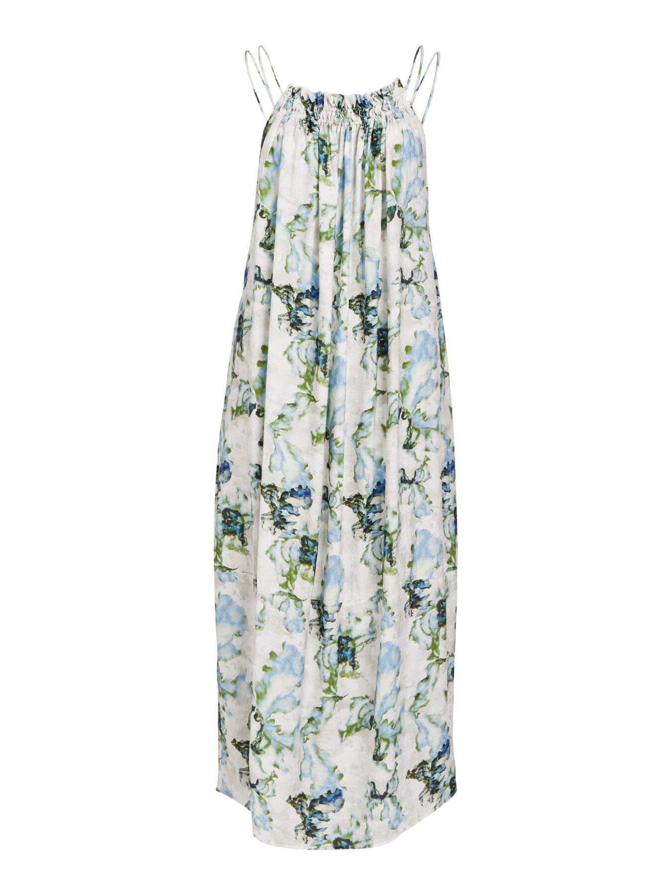 Maxikleid "gldIDDA" in white sand