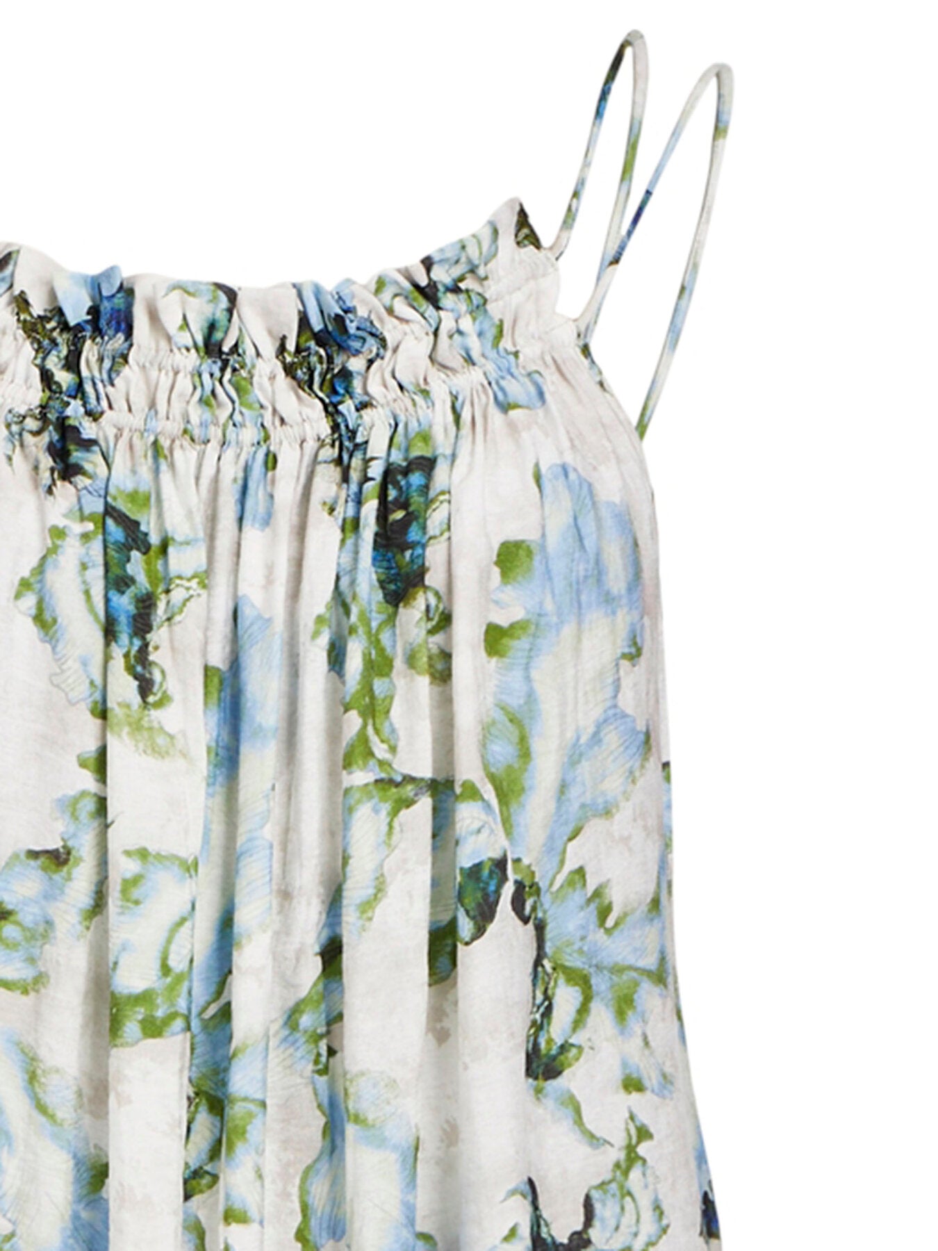 Maxikleid "gldIDDA" in white sand