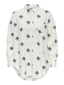 Leinen-Bluse "gldCORINA-CARO" in Cloud Dancer