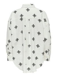 Leinen-Bluse "gldCORINA-CARO" in Cloud Dancer