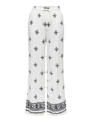 Weite Hose "gldCARO" in Cloud Dancer