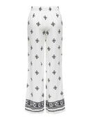 Weite Hose "gldCARO" in Cloud Dancer