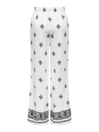 Weite Hose "gldCARO" in Cloud Dancer