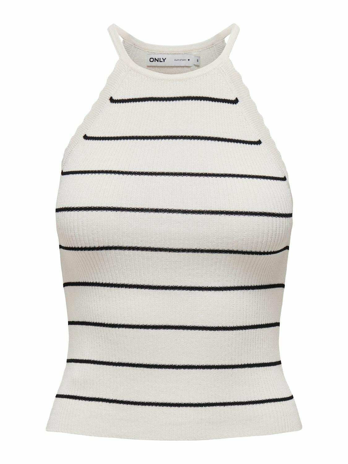 Top "gldGEMMA" in Black Stripes