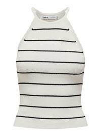 Top "gldGEMMA" in Black Stripes