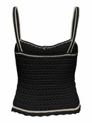 Stricktop "gldMINNIE" in schwarz