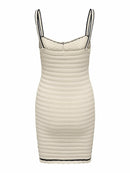 Kurzes Strickkleid "gldMINNIE" in natur