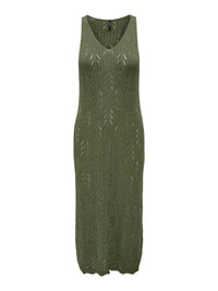 Midi Dress "gldDANA" in dunkelgrün