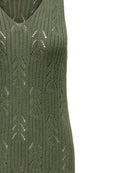 Midi Dress "gldDANA" in dunkelgrün