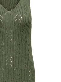 Midi Dress "gldDANA" in dunkelgrün