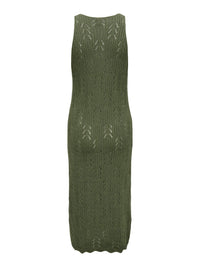 Midi Dress "gldDANA" in dunkelgrün