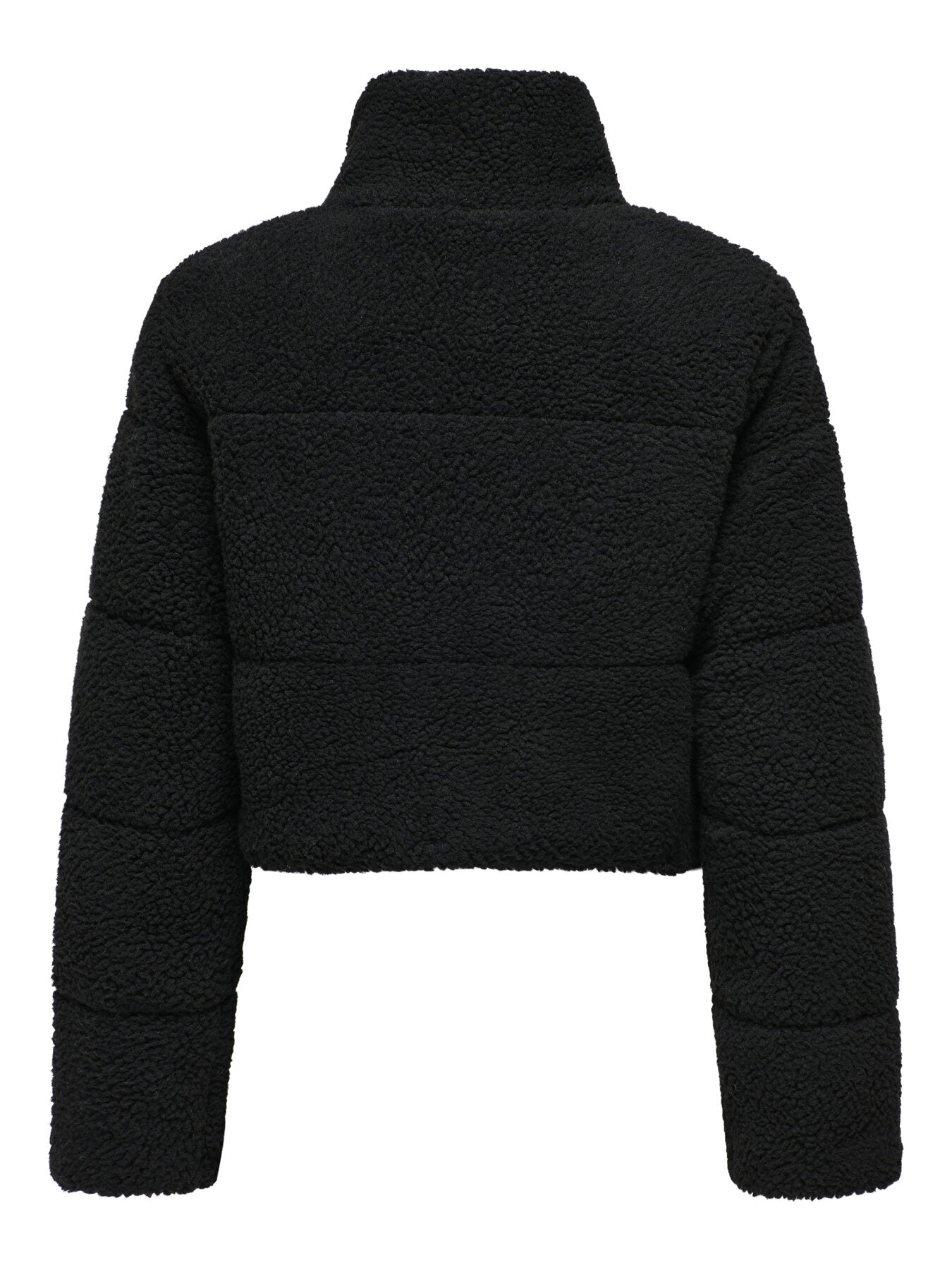 Kurze Teddyjacke "gldSANDRA" in schwarz