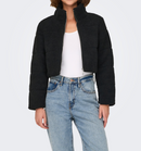 Kurze Teddyjacke "gldSANDRA" in schwarz