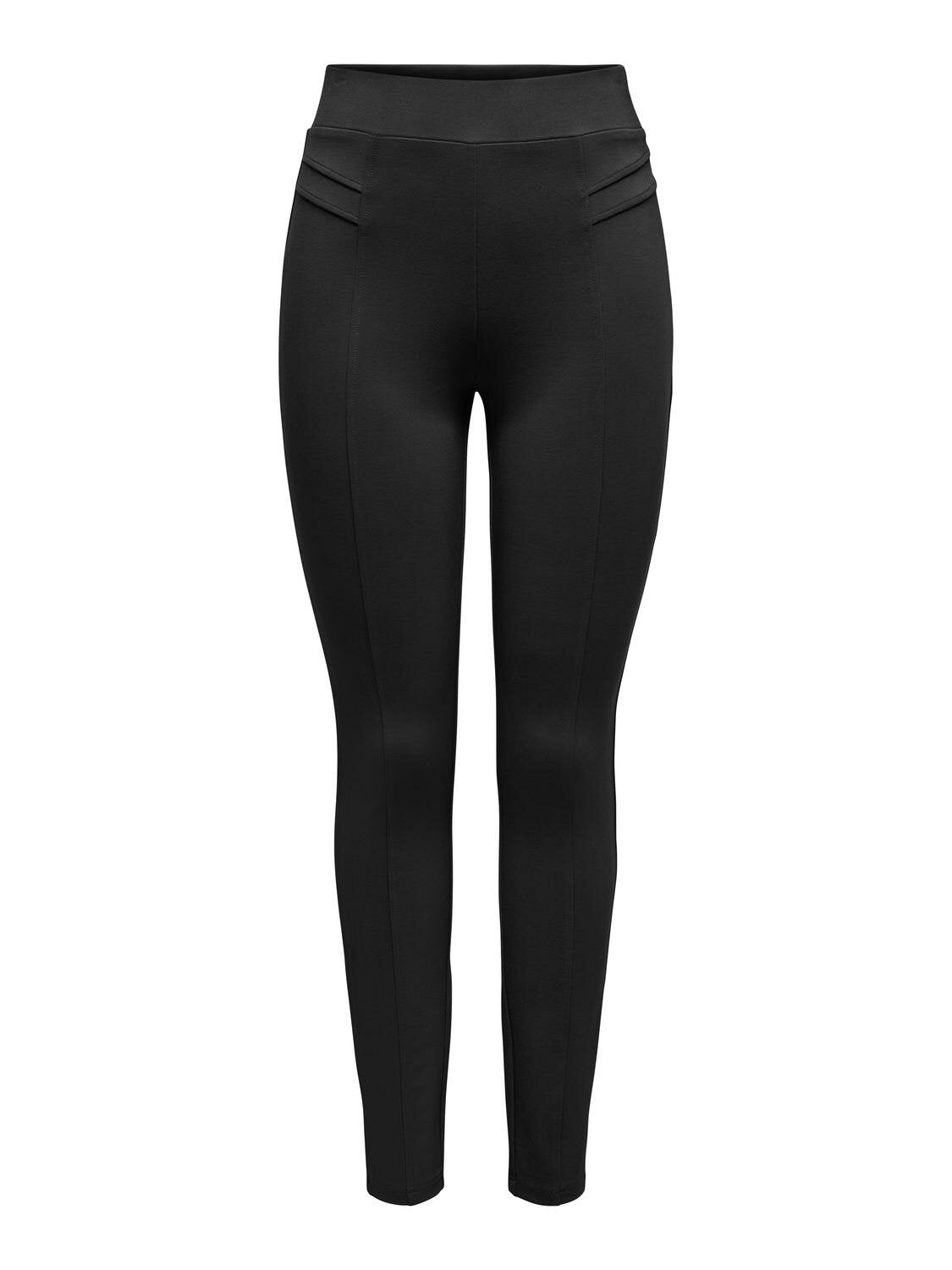 Bestickte Leggings "gldNORI" in schwarz