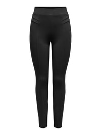 Bestickte Leggings "gldNORI" in schwarz