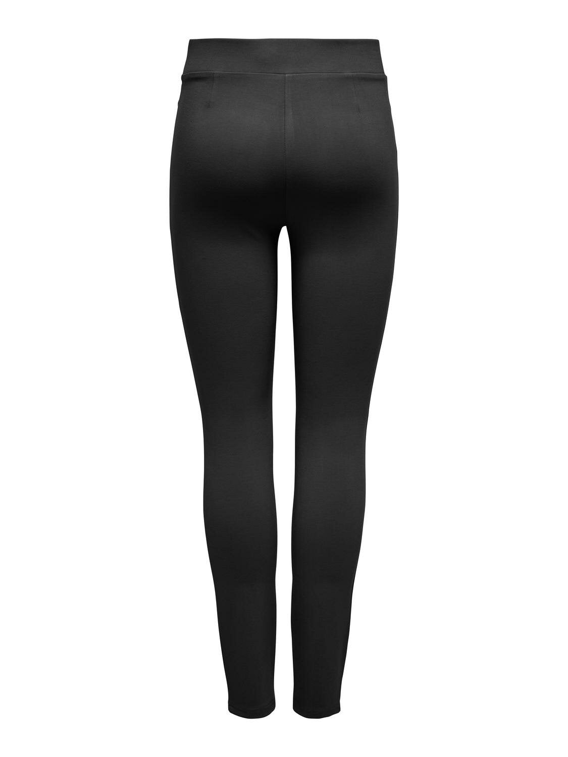 Bestickte Leggings "gldNORI" in schwarz