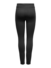 Bestickte Leggings "gldNORI" in schwarz