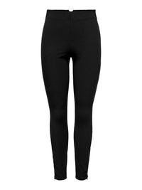 Gerippte Leggins "gldPEONY" mit Reißverschluss