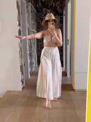 Culotte "gldAGNES" in weiß