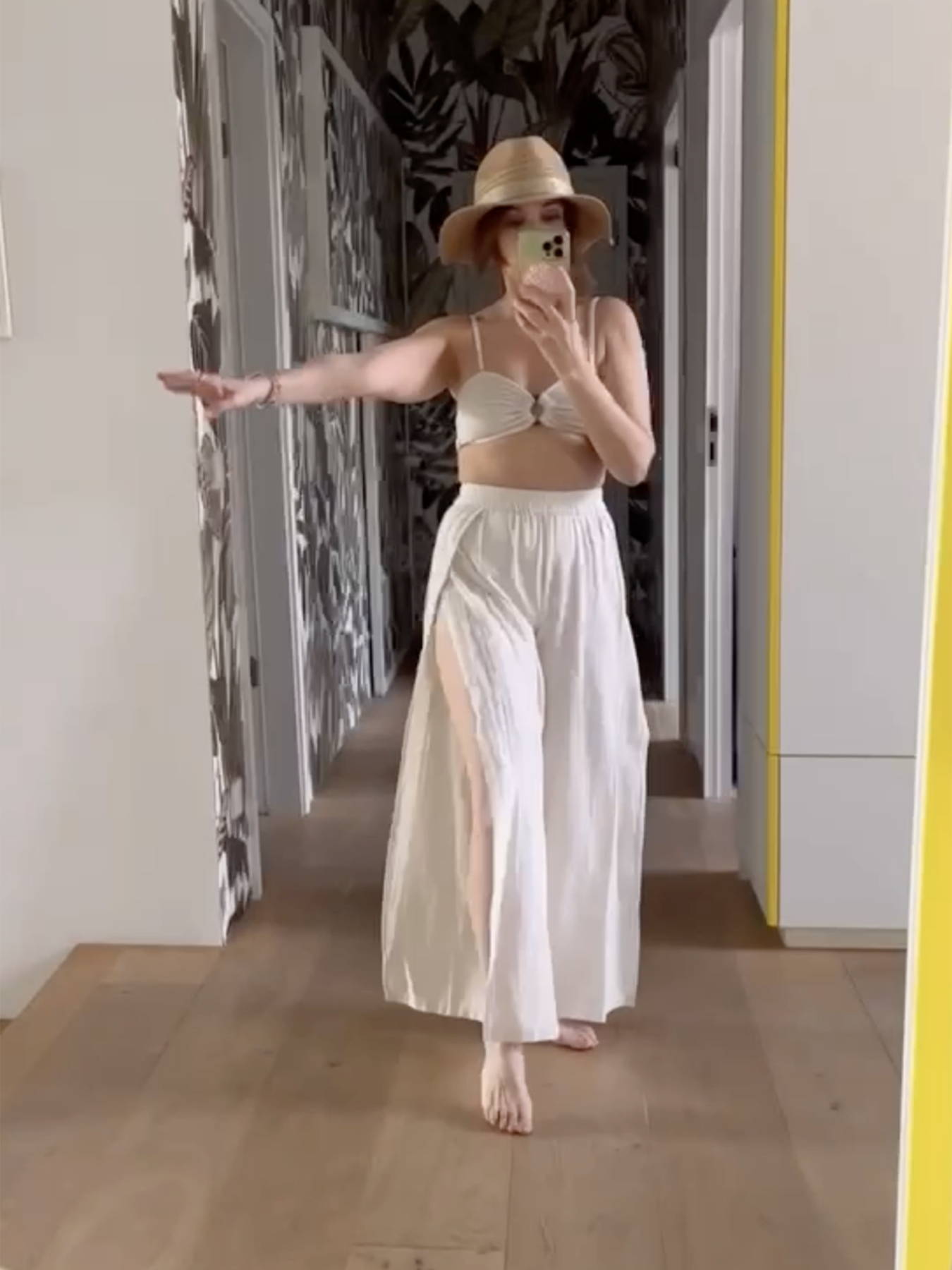 Culotte "gldAGNES" in weiß