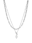 Halskette "gldBEDELLA" Silver Colour MOP