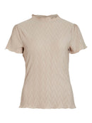 T-Shirt "gldPLISEA" in Feather Gray