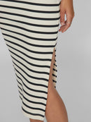 Midi Dress "gldLIBENA" in weiß/schwarz