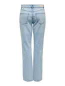 Low-Waist-Jeans "gldBREE" mit Strassteinchen