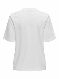 T-Shirt "gldJULIA" in Bright White