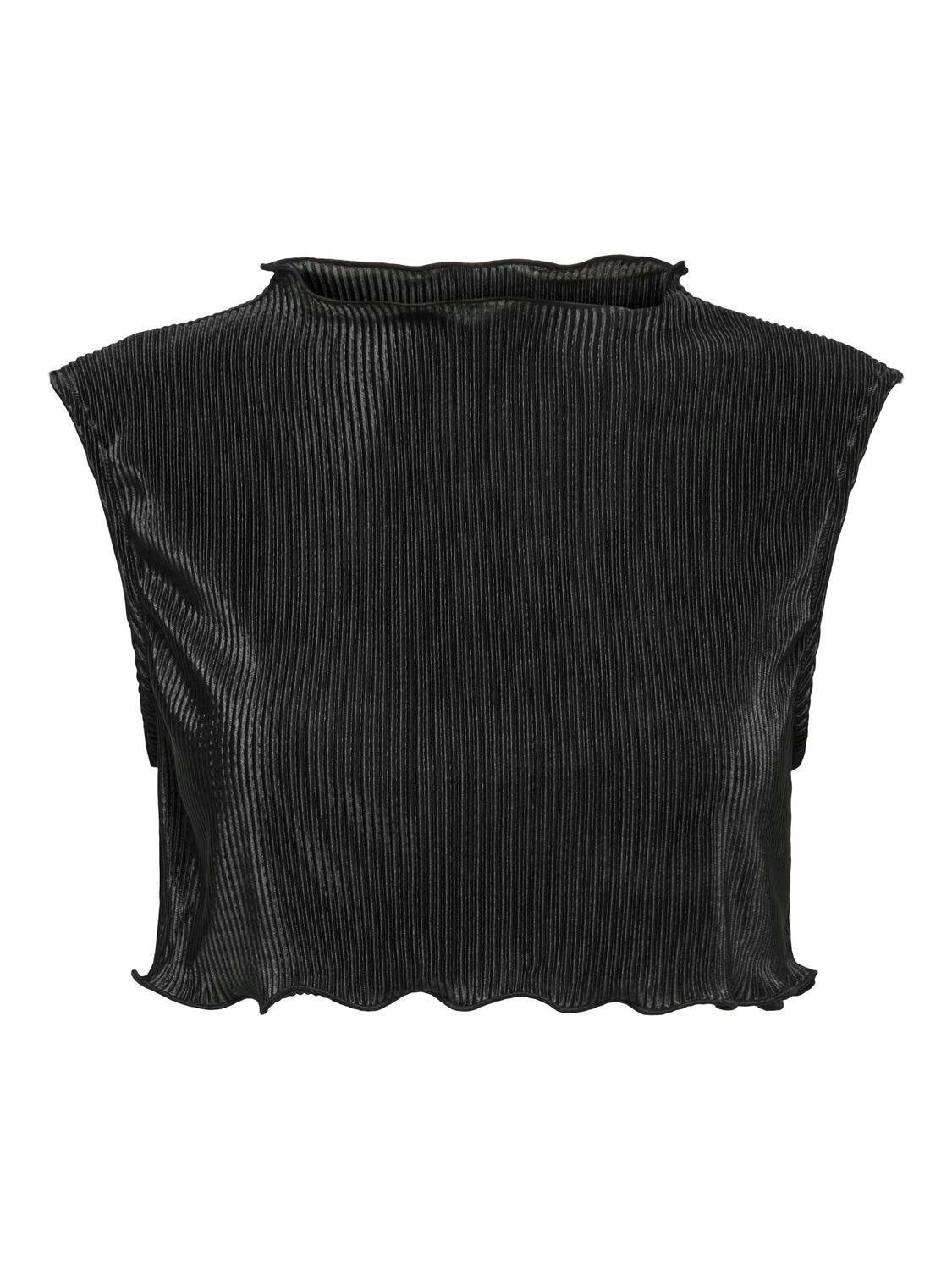 Cropped Top "gldNISHE" in Black