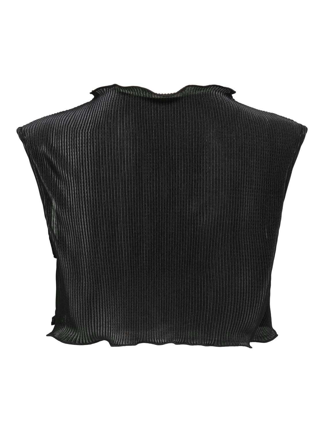 Cropped Top "gldNISHE" in Black