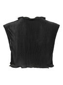 Cropped Top "gldNISHE" in Black
