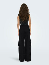 Cropped Top "gldNISHE" in Black