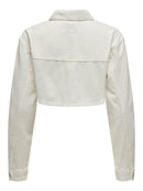 Cropped Jeansjacke "gldFAYE" in weiß