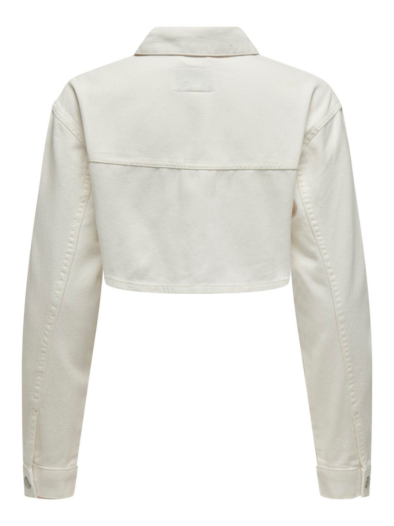 Cropped Jeansjacke "gldFAYE" in weiß