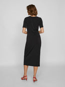 Midikleid "gldPATRIKA" in schwarz