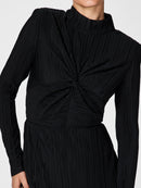 Langes plissiertes Kleid "gldOLINDA"