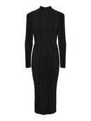 Langes plissiertes Kleid "gldOLINDA"
