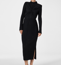 Langes plissiertes Kleid "gldOLINDA"