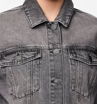Jeansjacke "gldNYNNE" in grey denim