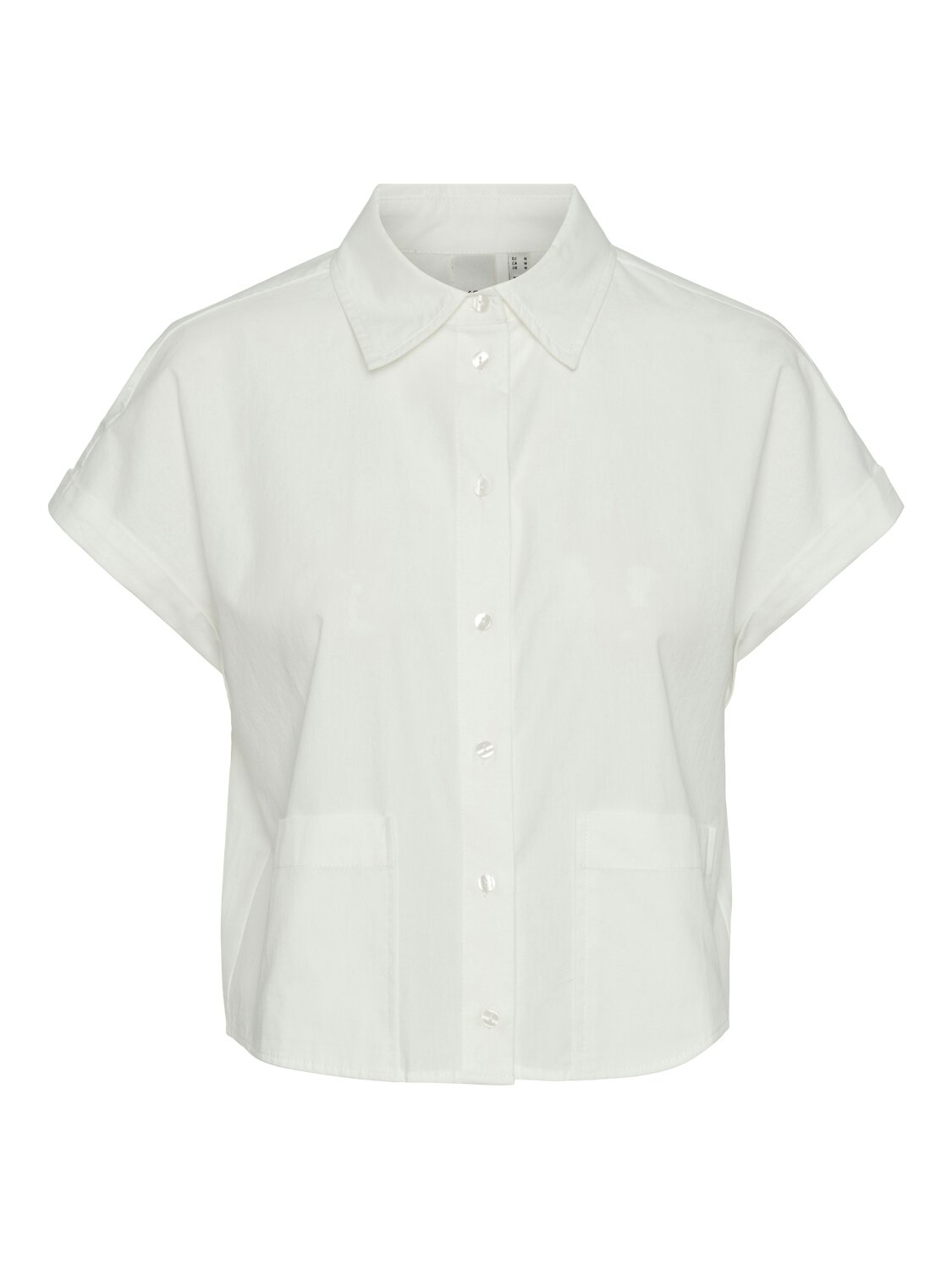 Kurze Bluse "gldLEE" in weiß
