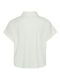 Kurze Bluse "gldLEE" in weiß
