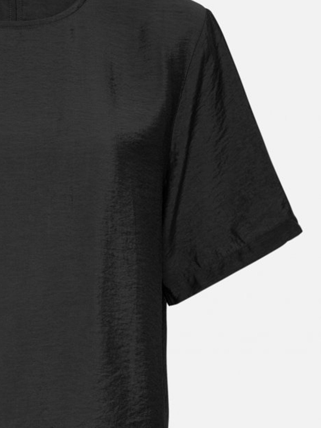 Edles Shirt "gldAUDIA" mit ECO-Viskose in schwarz