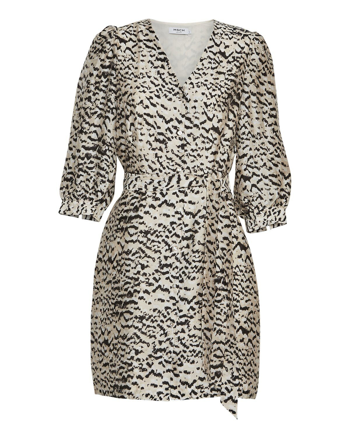 Gemustertes Midikleid "gldPHILIDA" mit TENCEL